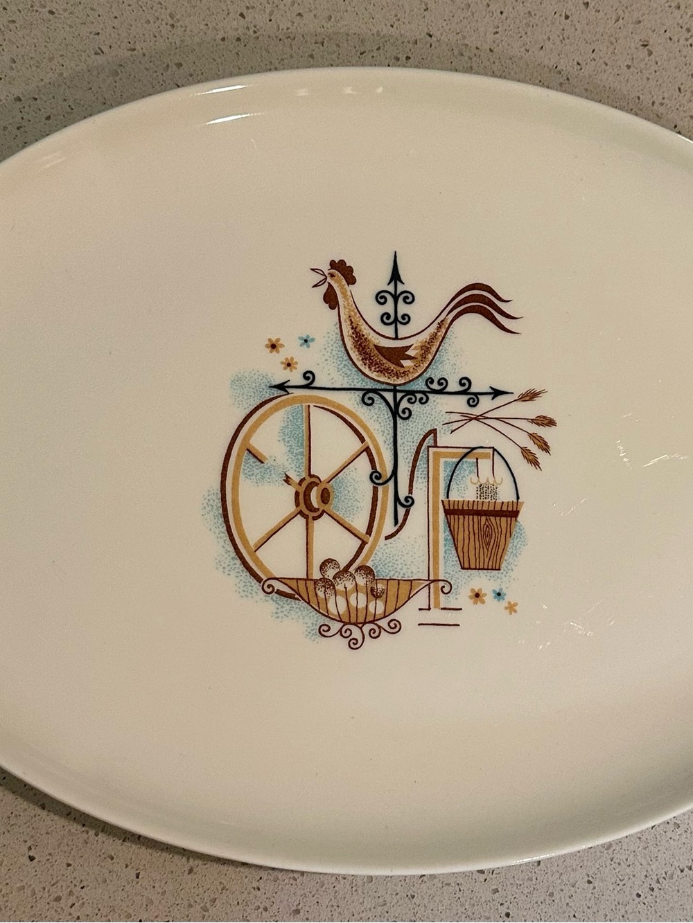 Taylor Smith and Taylor Weathervane Serving Platter 13"